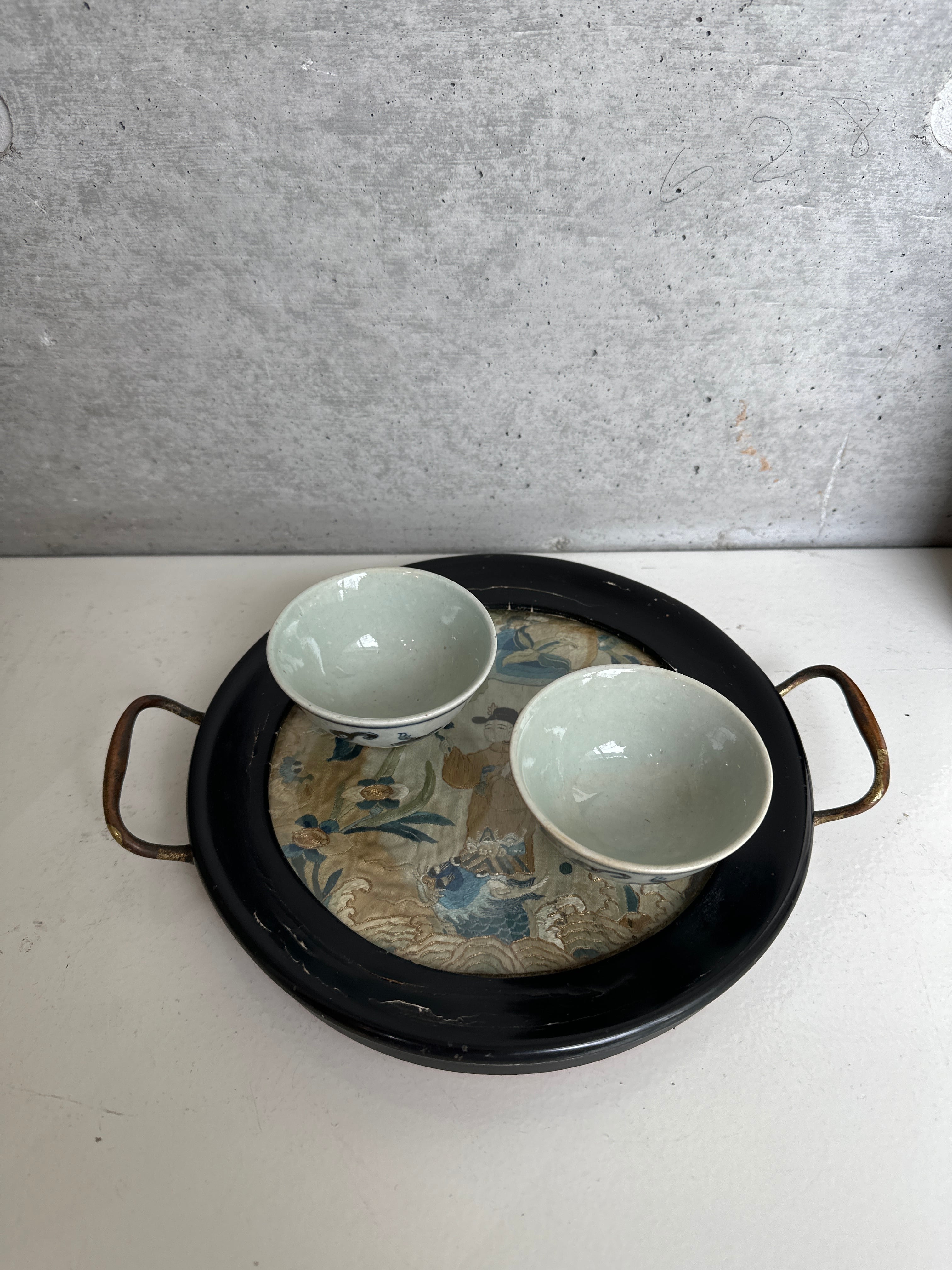 Antique Chinese アートなトレー / お盆 | nur vintage apartment