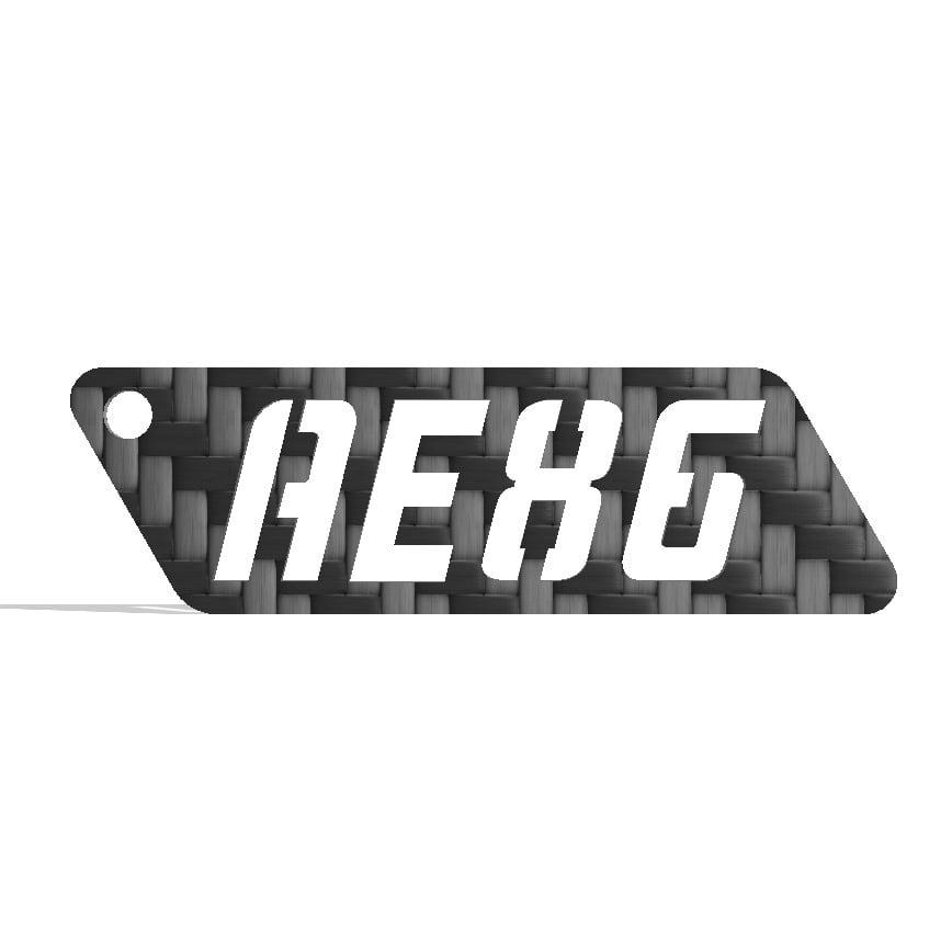 ドライカーボン 型式 キーホルダー トヨタ スプリンタートレノ