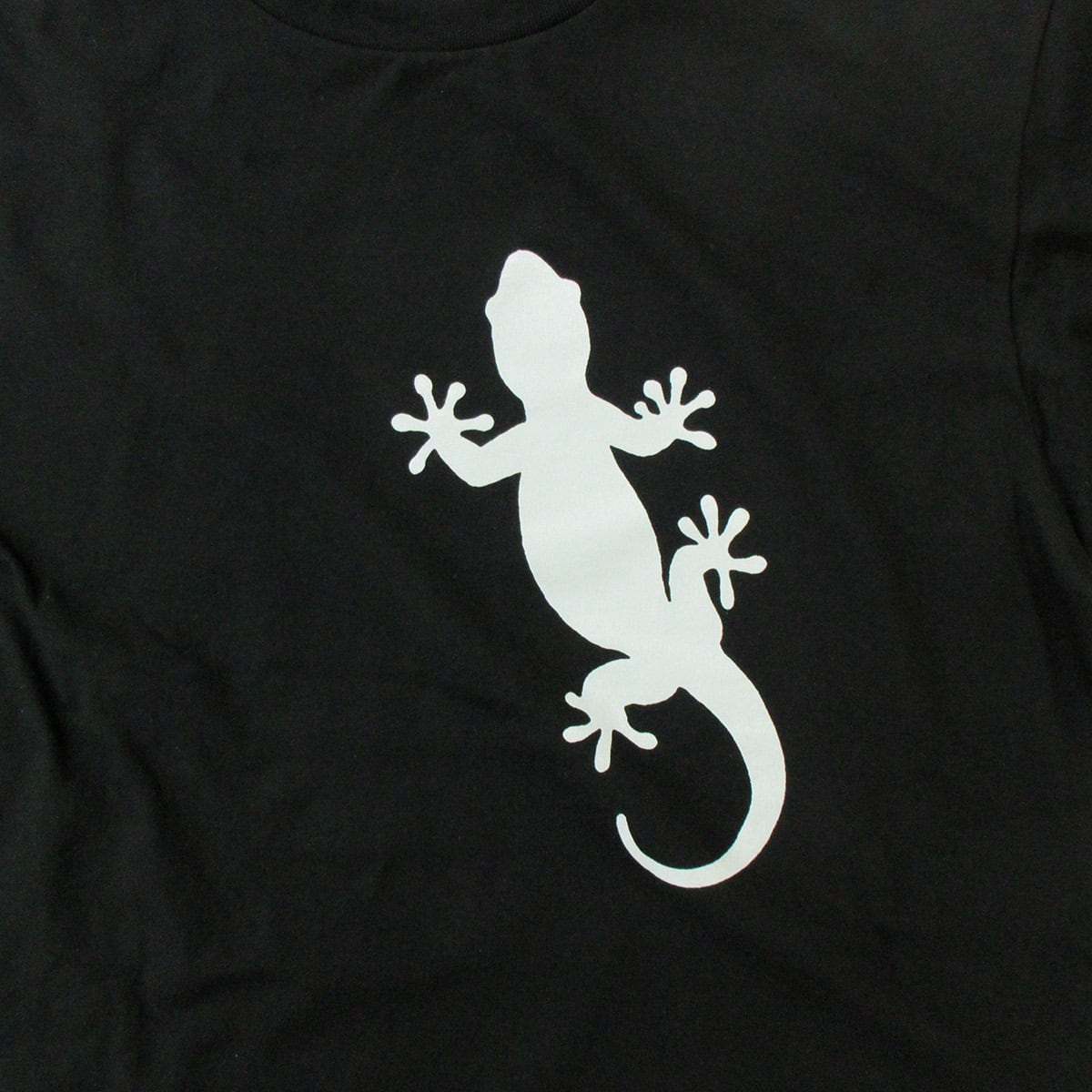 手描き ヤモリ Tシャツ am04 屋守 家を守る 幸福 動物 縁起 生き物 爬虫類 アニマル 女性 男性 クール