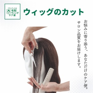 宅配ウィッグケア便【カット】自社製ウイッグ対象|美容師による人毛ウィッグ専用カットサービス 自宅から送って自然に馴染む仕上がりに