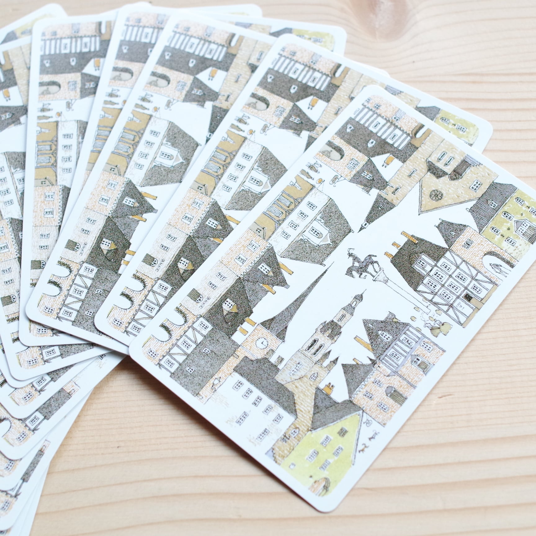 安野光雅トランプ 2001（白） | 木のおもちゃ専門店 おもちゃ箱