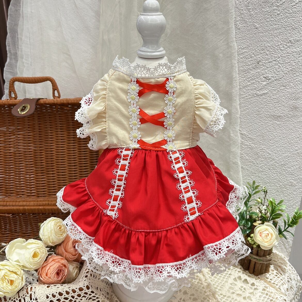 大型犬もOK 無邪気な少女のようなワンピース