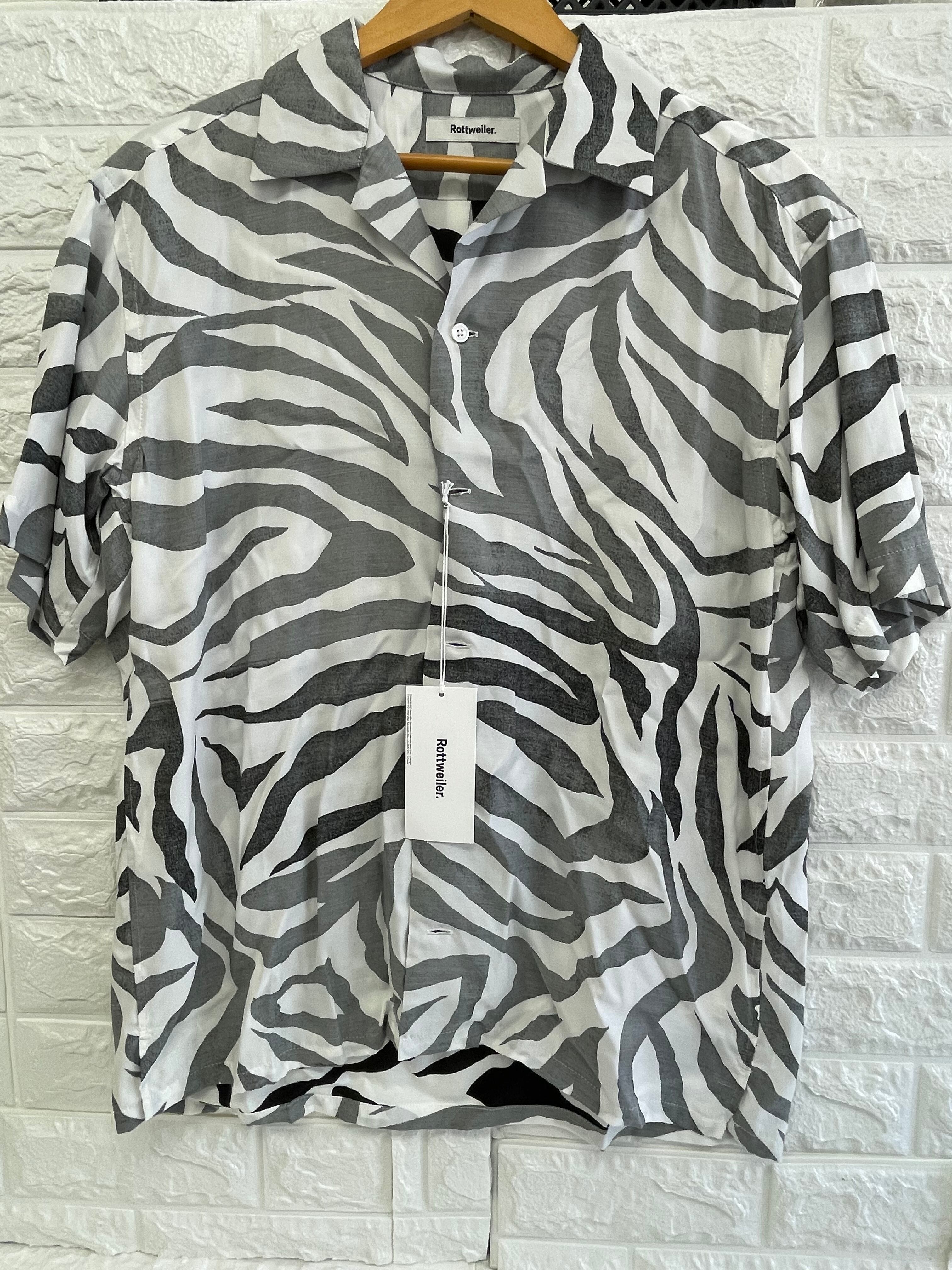シャツ ROTTWEILER Tiger Open Collar SS Shirt M ROTT WEILER Tiger open Collar SS shirt | Choose Clothes Caravan