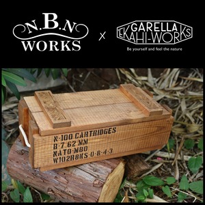 無骨箱 [ 仕切りなし ] 【 コラボ商品】N.B.N WORKS x GARELLA 'EKAHI WORKS