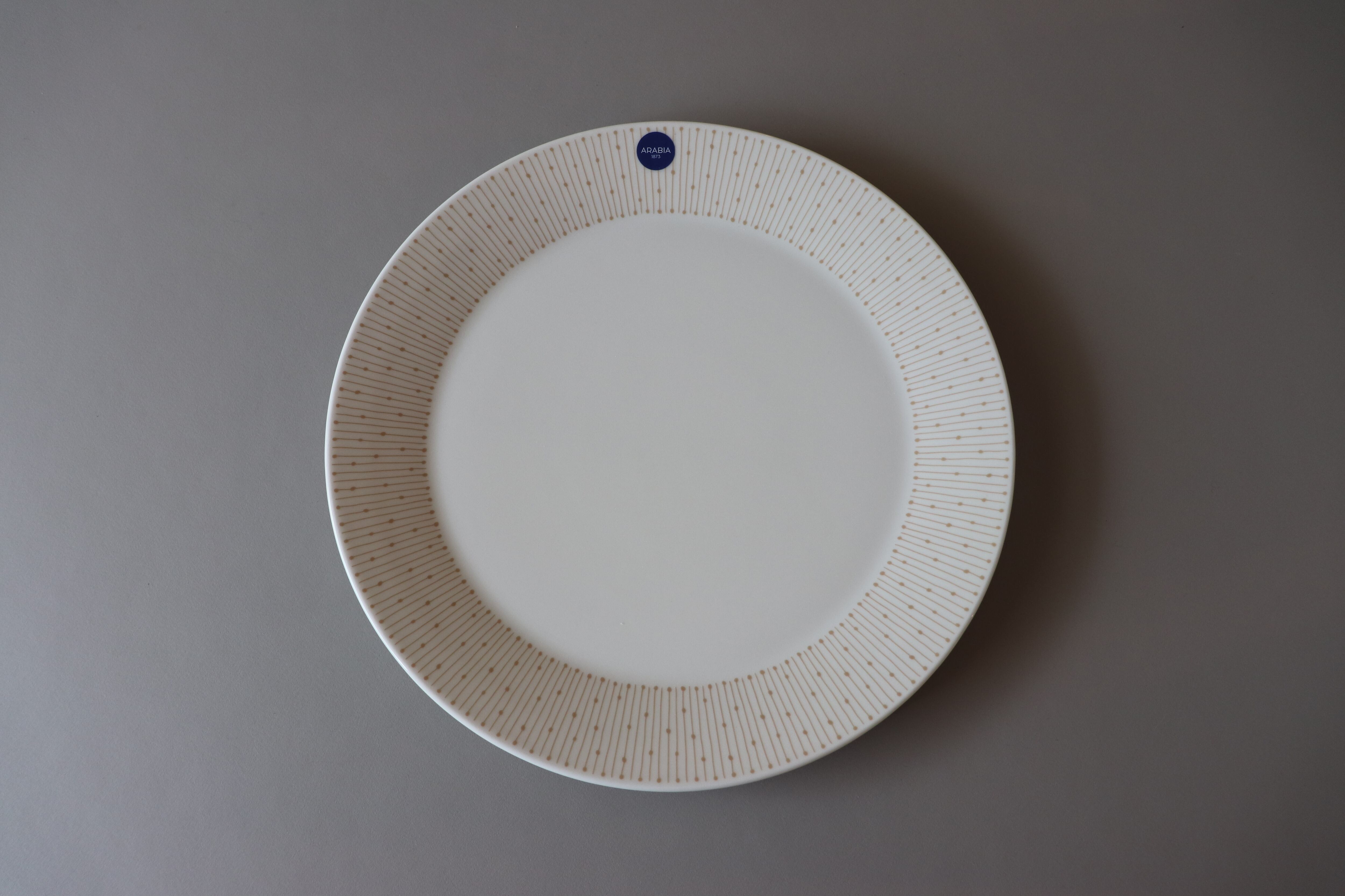 ARABIA/アラビア マイニオ サラストゥス ベージュ プレート 25cm