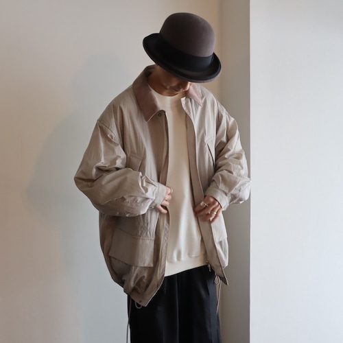 awasa " タスランナイロン セーリングジャケット ( light gray ) "
