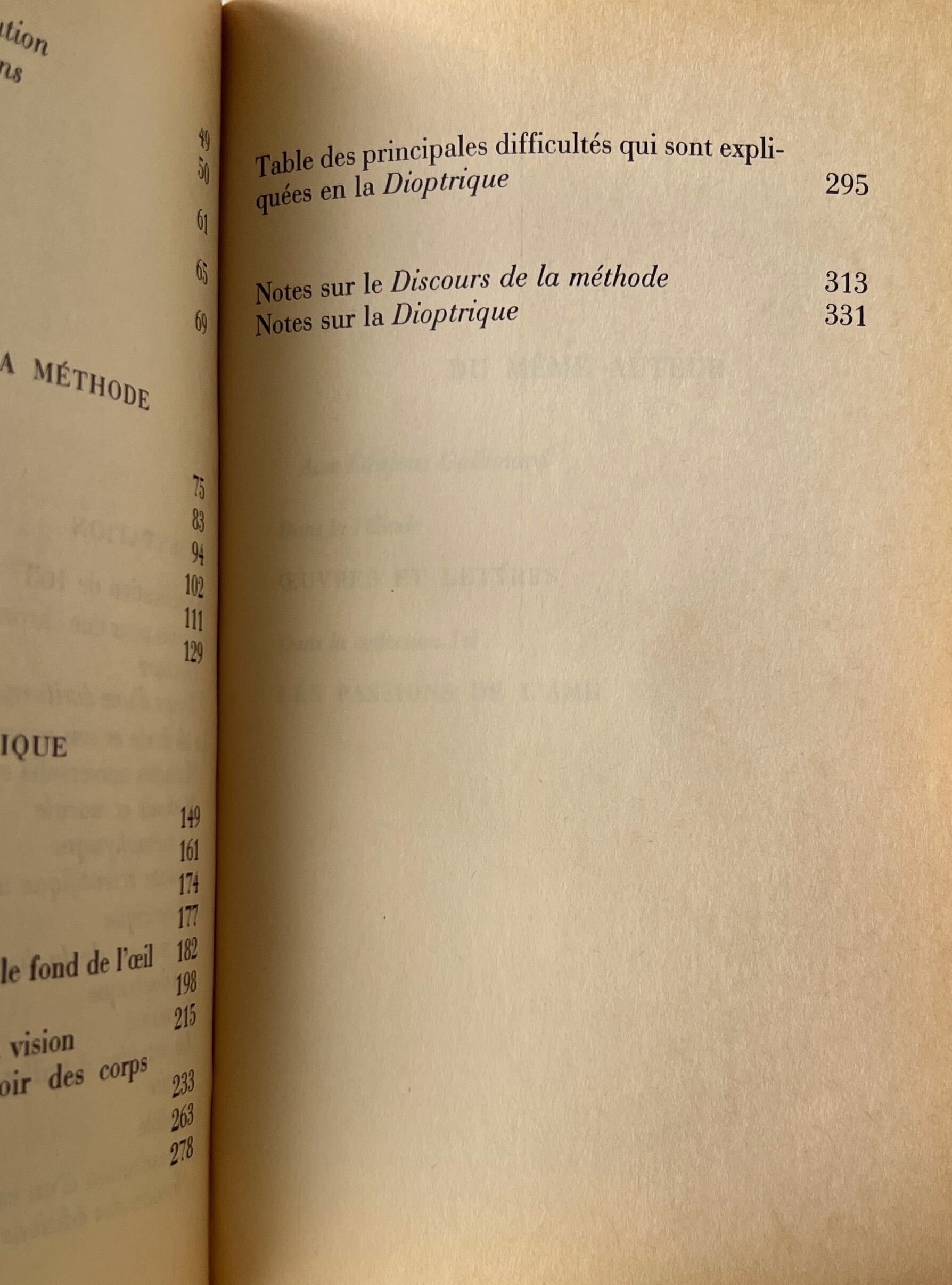 Discours de la Methode <Folio Essais> 方法序説 / Rene Descartes ルネ・デカルト / Gallimard