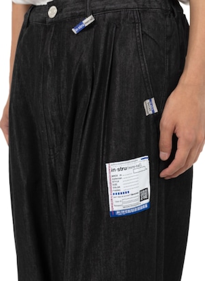 【25SS】in.stru(men-tal)インストルメンタル / Cotton Tencel Denim Tapered Pants / パンツ