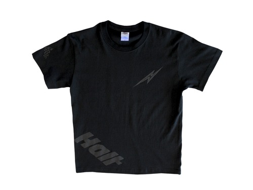 Tシャツ / Halt Inazuma Tee BLACK × BLACK LOGO / 綿100%