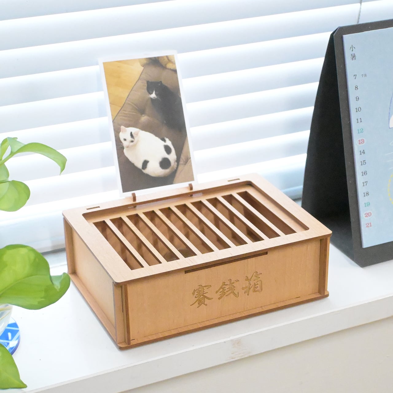 推し活 賽銭箱」 推しグッズやイベント資金 を貯める 組み立て式 木製