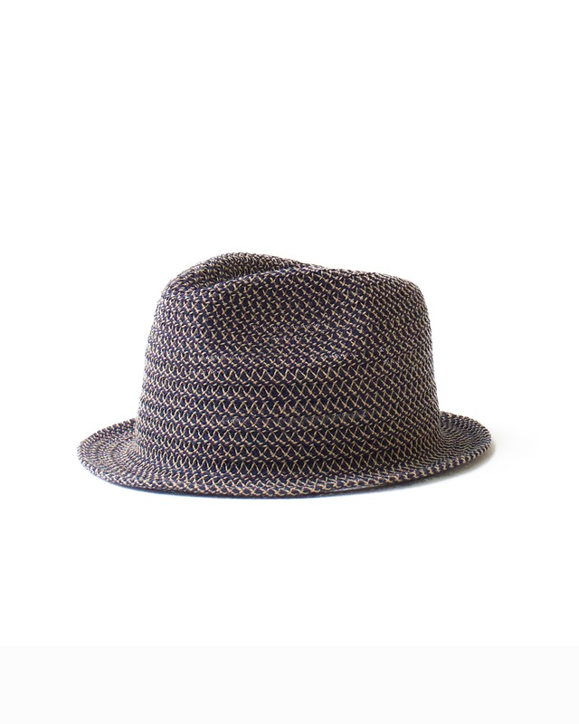 Ishida Seibou "Navy & Beige Cotton Soft Hat"