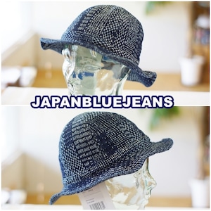 【JAPAN BLUE JEANS】ジャパンブルージーンズ　JCA1002M31 / Bucket Hat / インディゴ刺子風ジャガード