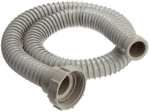 KVK 流し台排水ホース 1m ねじ付 PZ24