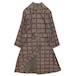 70s burberrys ステンカラーコート 一枚袖 burberry 総柄 スプリングコート レディース