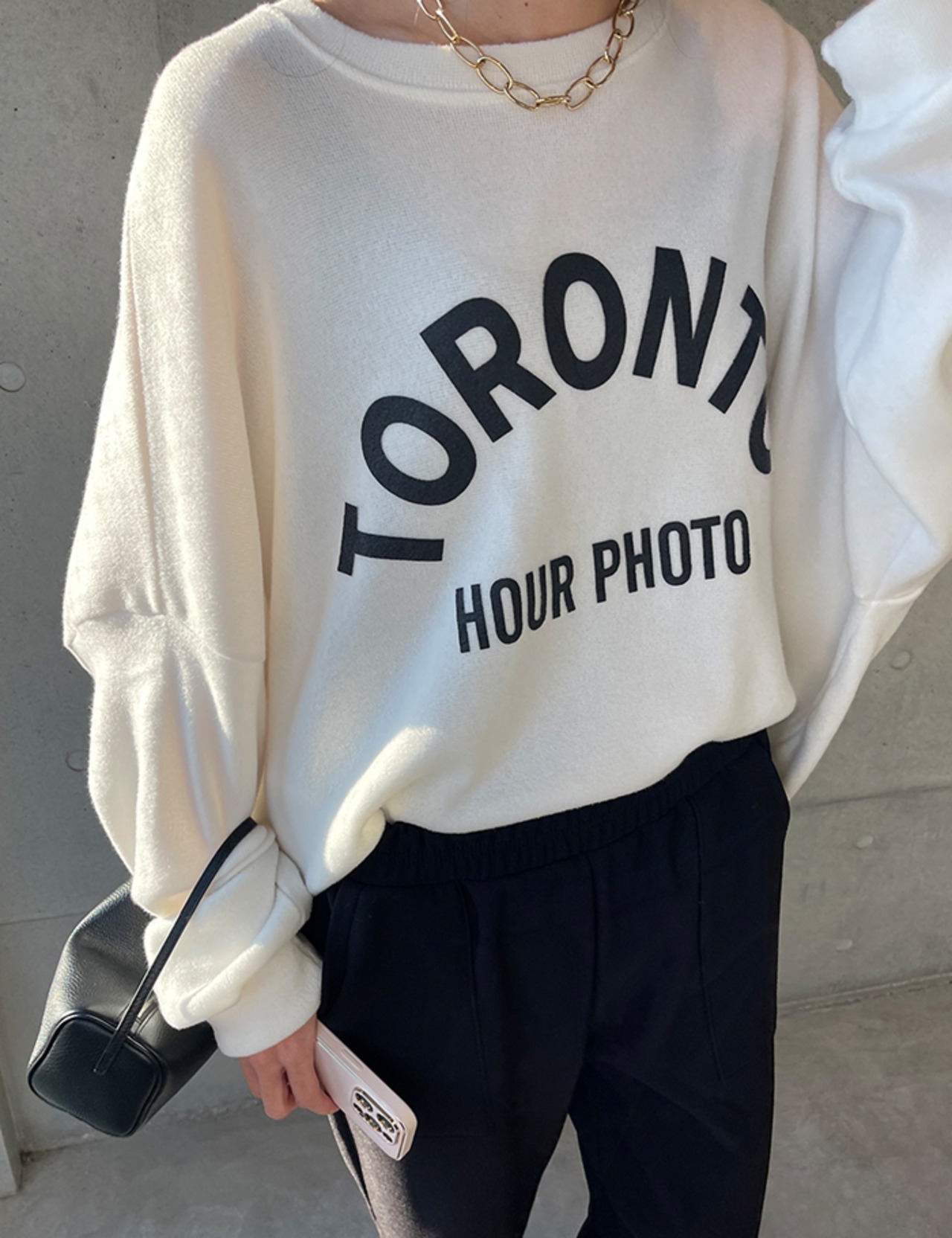 【訳あり】Fleece Toronto Tops_Ivoryのみ