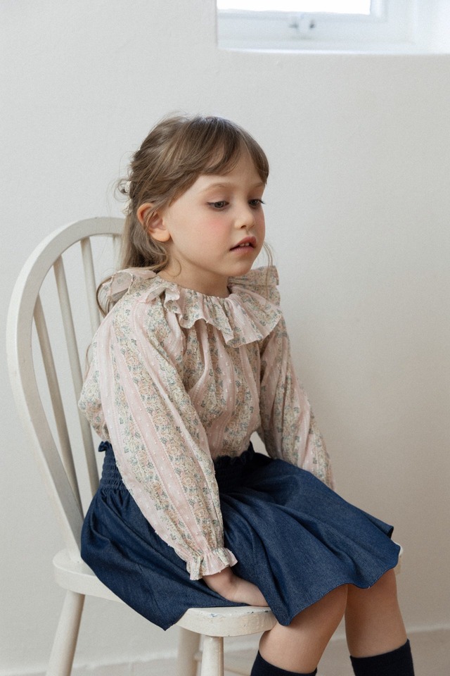 【1/27〆予約】<perrobebe>  Rose blouse