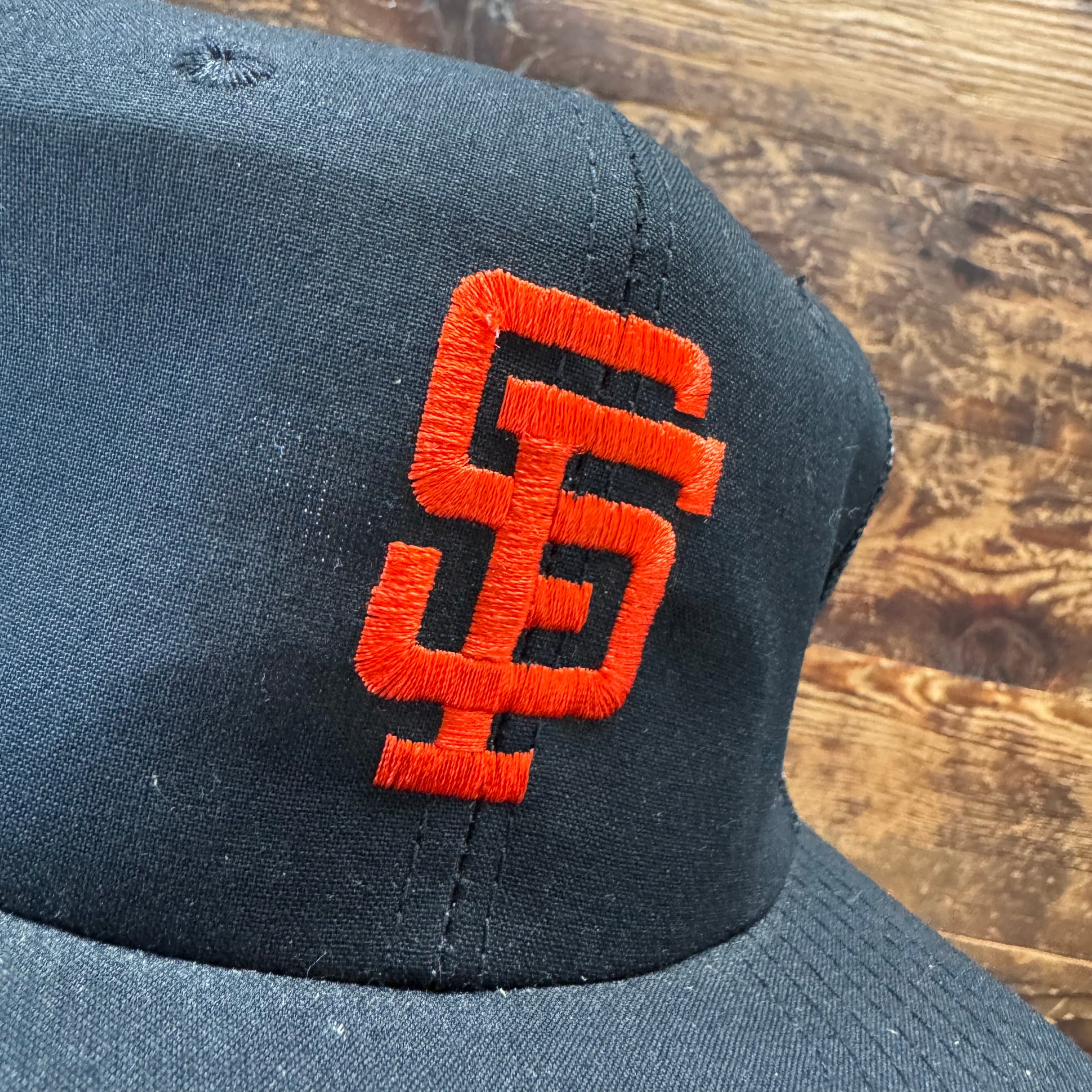 1980's MLB SF Giants Snapback Baseball Mesh Cap | PAY ID