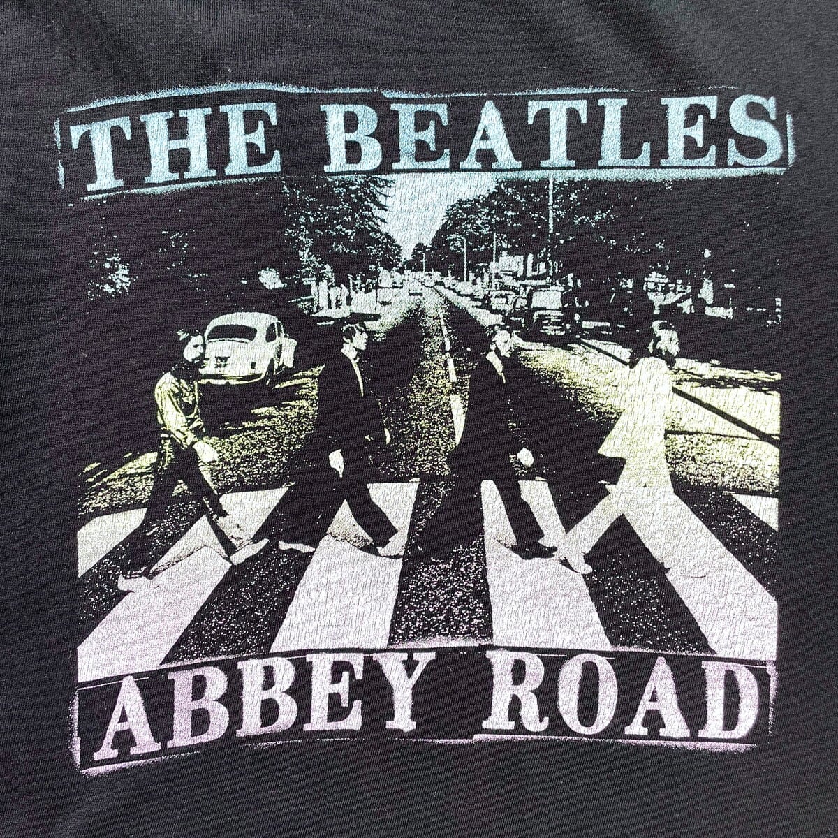 BEATLES アビーロード バンド Tシャツ L 半袖 Tシャツ BEATLES フォトプリントTシャツ アビーロード バンドT