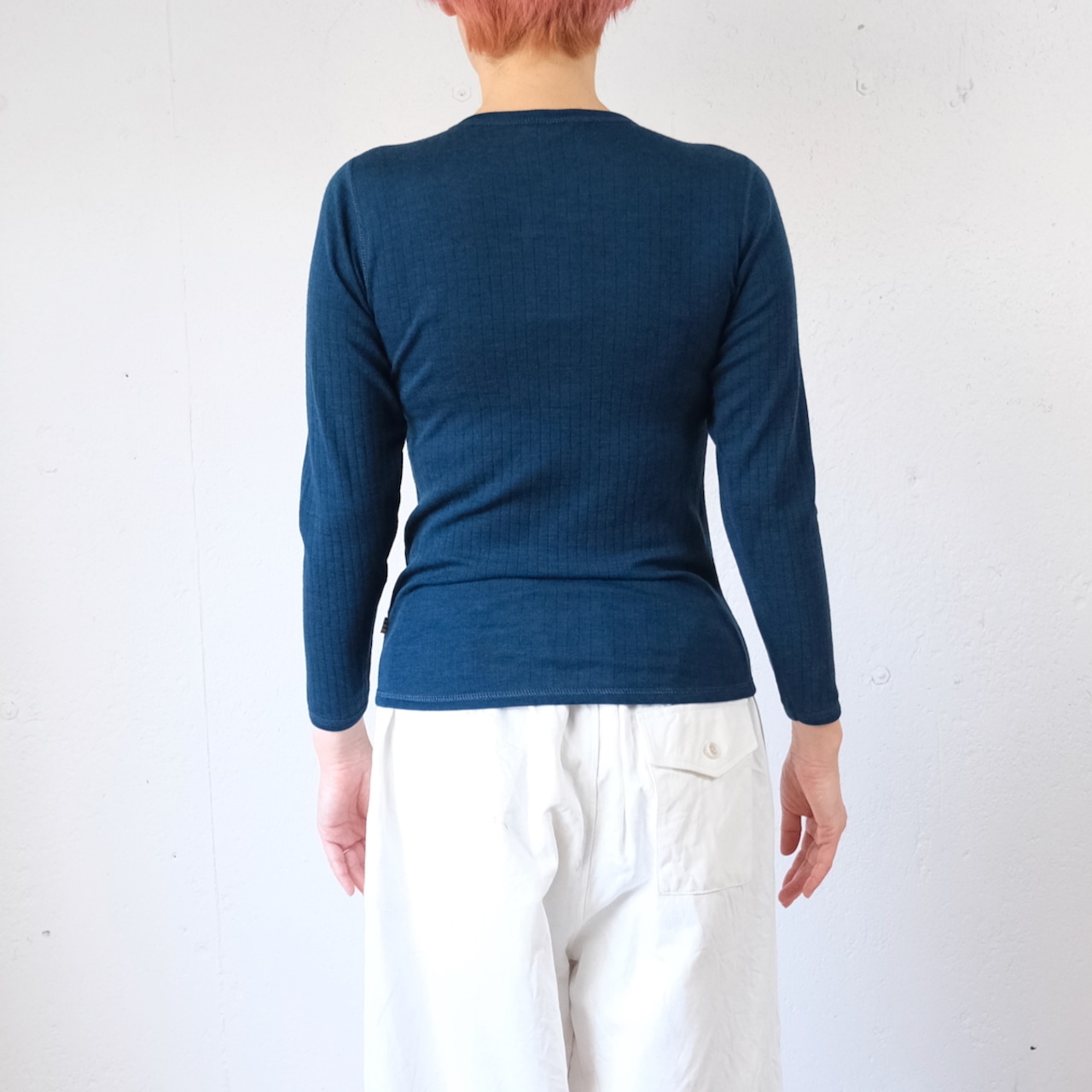 JOHA(ヨハ)Blouse KIDS-150 メリノウール100% ワイドリブ長袖Tシャツ/シーズンカラー5色