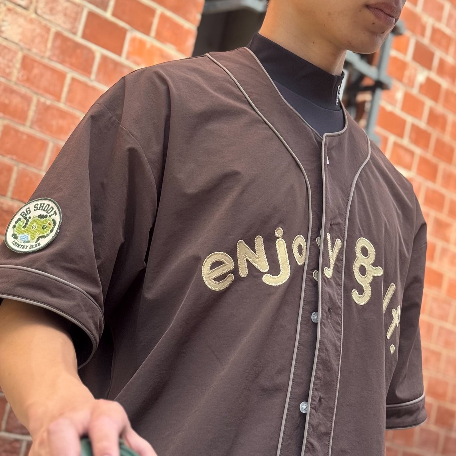 8G BASEBALL SHIRTS -BLACK- | 8G SHOOT WEBSTORE