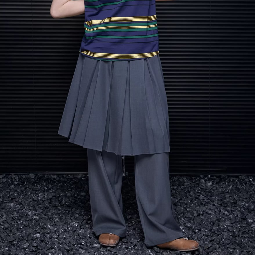 NYLON WIDE EASY TROUSERS made by Antwort | Pay ID