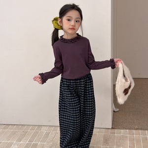 冬多重フリル心地よいＴシャツ