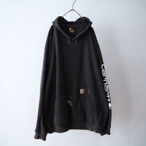 "Carhartt" paint design sweat parka
