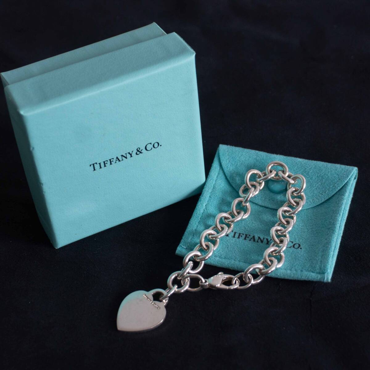 雰囲気抜群】TIFFANY＆Co. 【シルバー925 リターントゥ チェーン