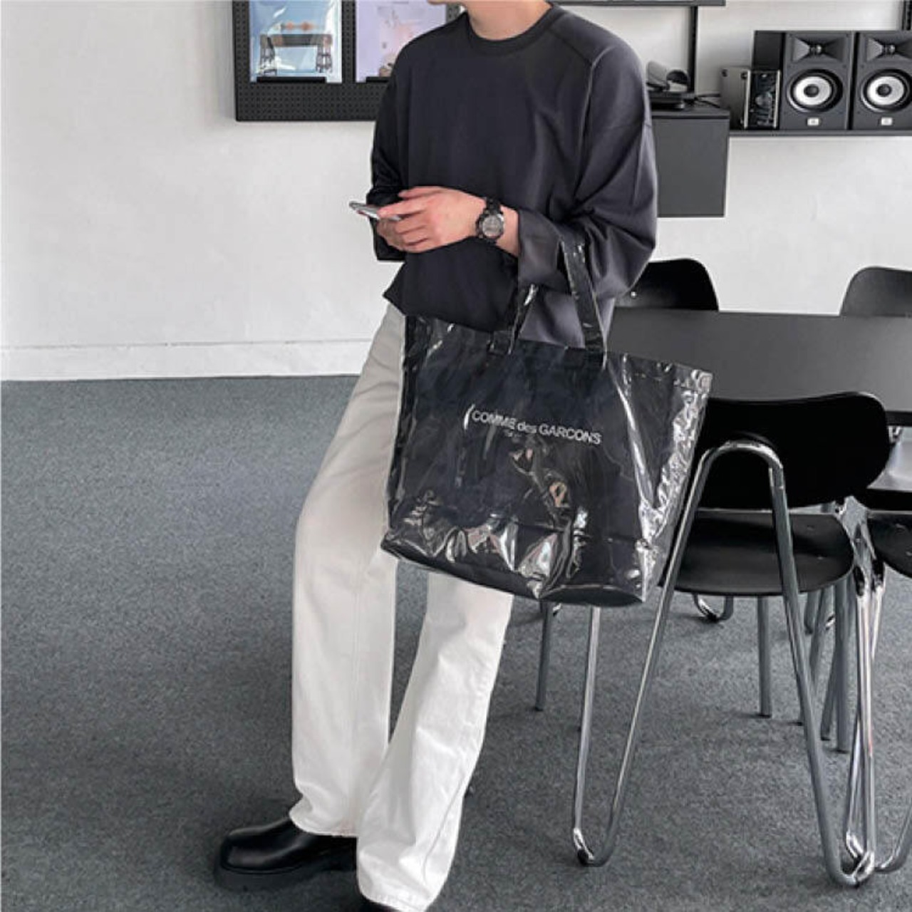 シンプルロングTシャツ　MT0080109