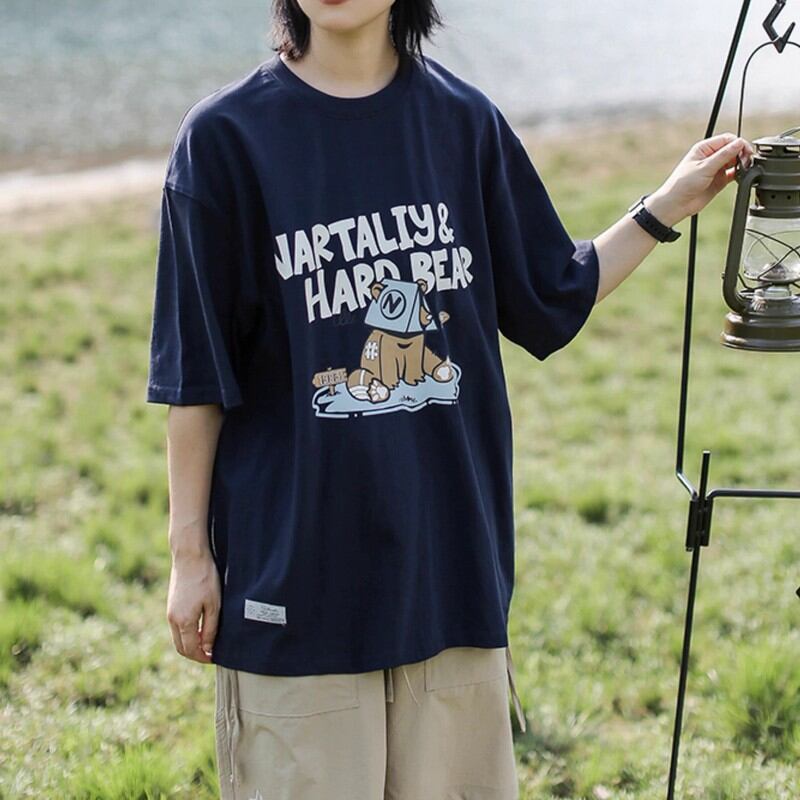 Round neck T-shirt -2col- A0116