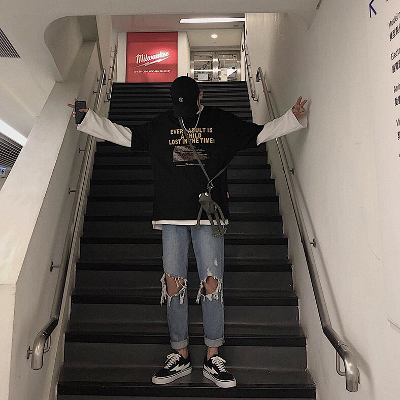 全1色 デニム パンツ ストレート カジュアル 無地 おしゃれ