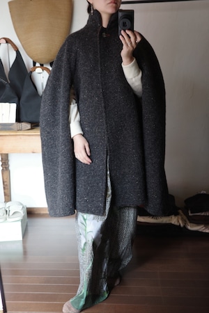19700s tsubu wool cape