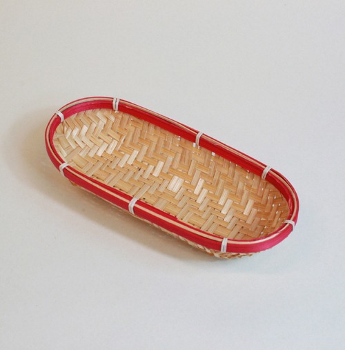 台湾・竹カゴ(縦長)