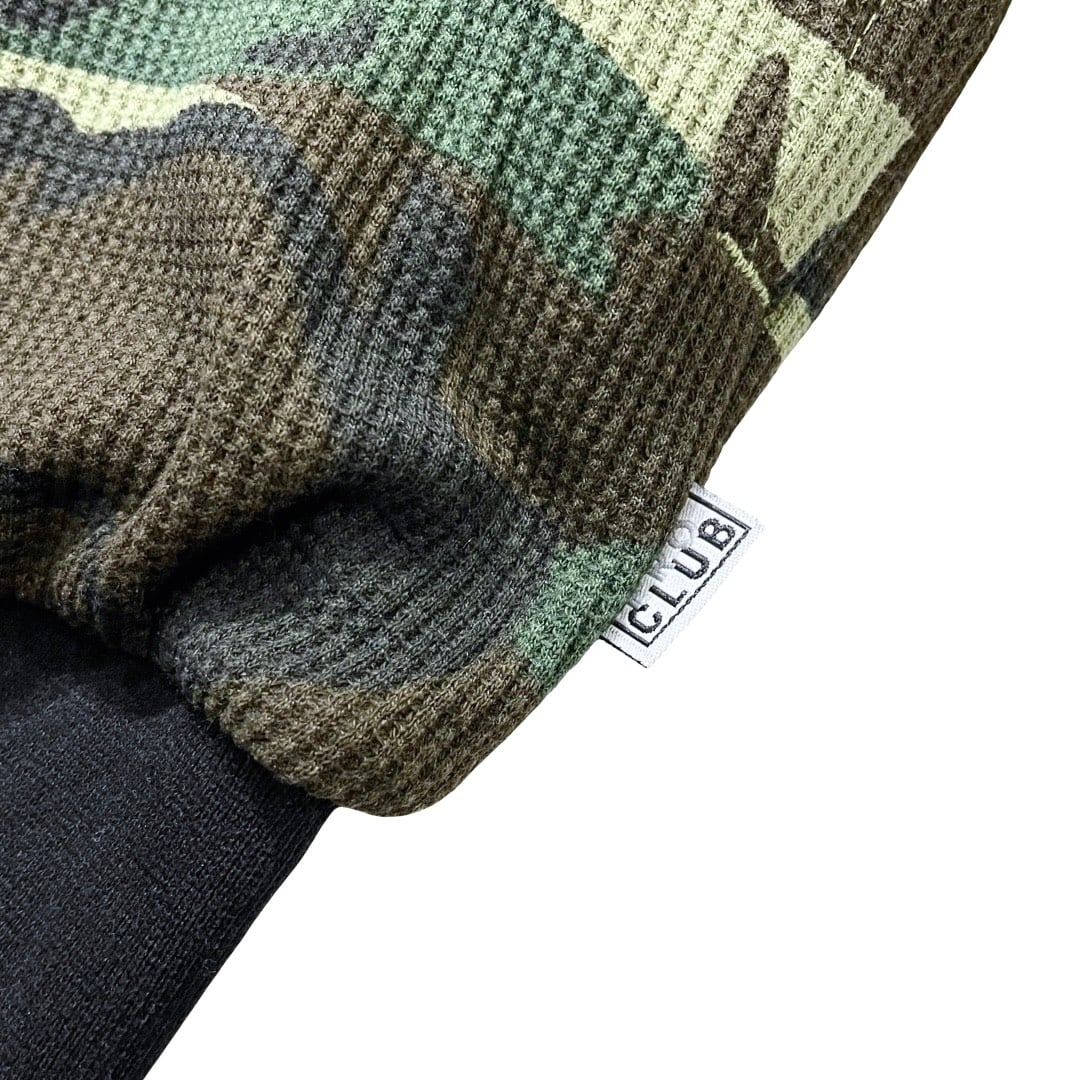 PROCLUB -Reversible Zip Hoodie- Black / Green Camo | Highflyer
