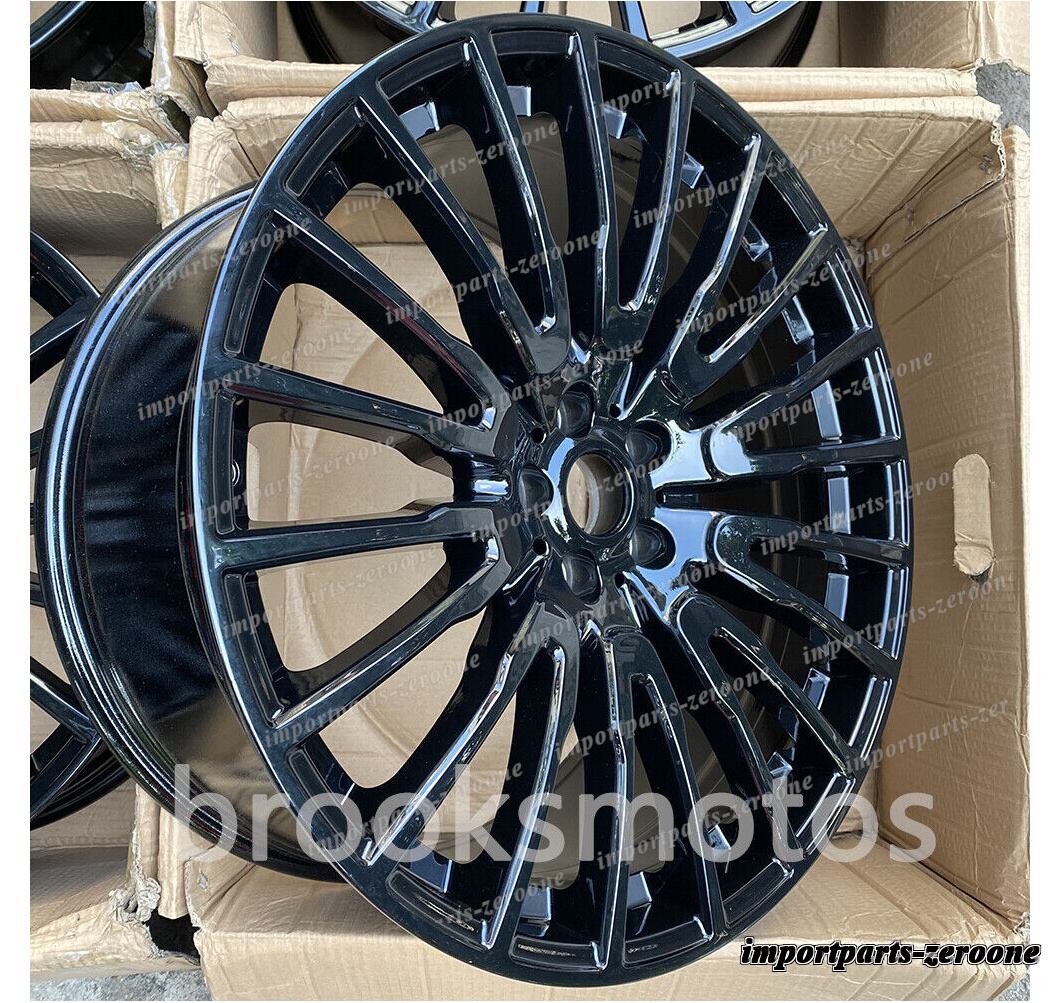 21インチ グロスブラックホイール BMW X5 G05 X6 G06 21x9.5/10.5