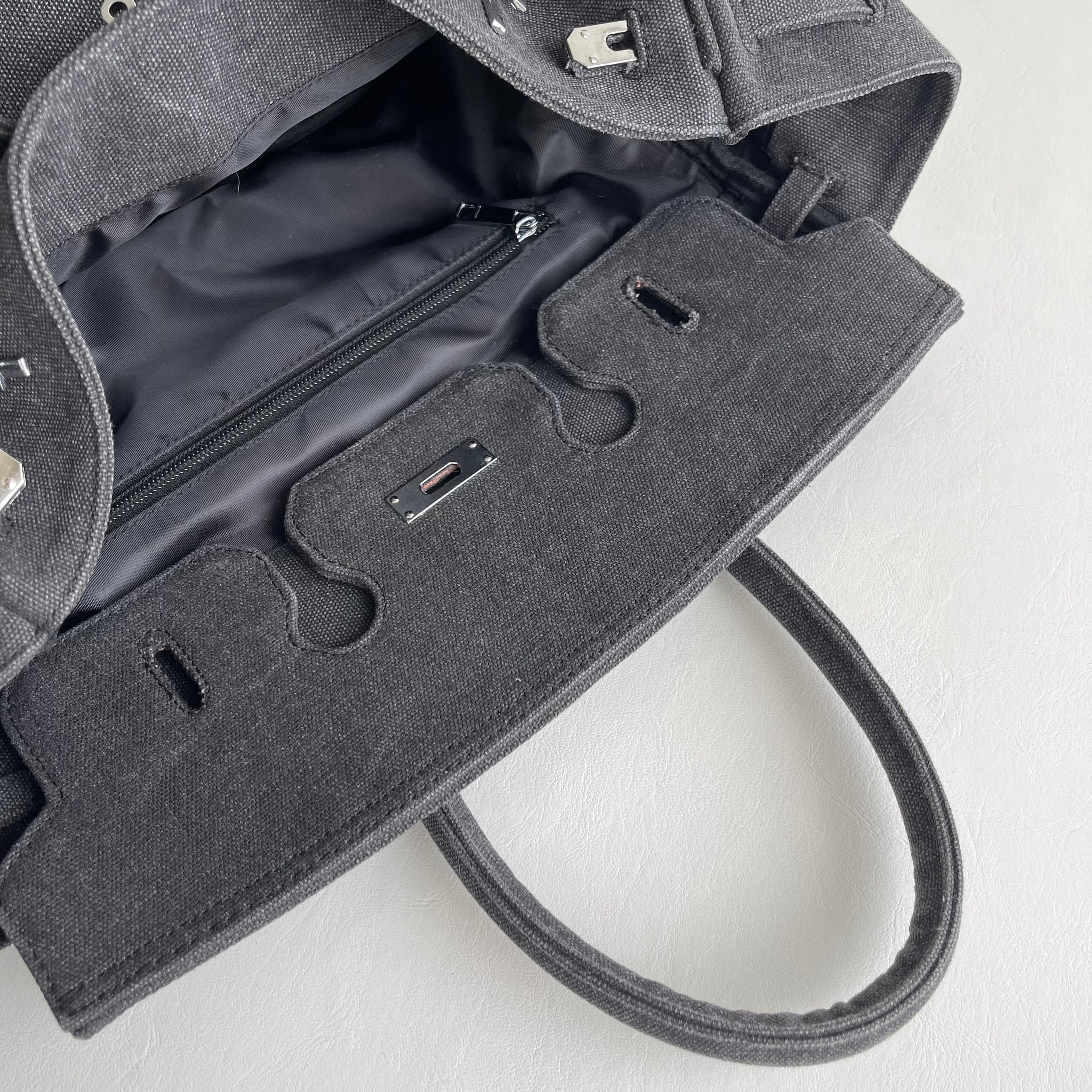 予約販売】KANAGU Army BAG / Heart & cord charm / Vintage Black
