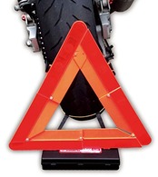 エマーソン(Emerson) バイク専用三角停止表示板 国家公安委員会認定品(TSマーク) 昼夜間兼用型 収納に便利なプラスチックケース付 EM-359