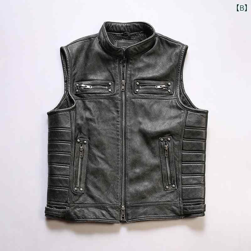 CHROME HEARTS クロムハーツ レザー ライダース ベスト オーダー品