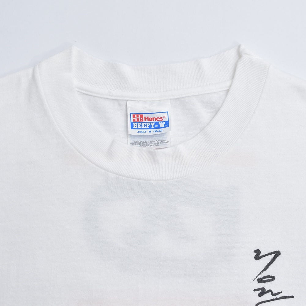 90s Hanes ヘインズ 四世 YONSEI バックプリント 和柄 Tシャツ 日系