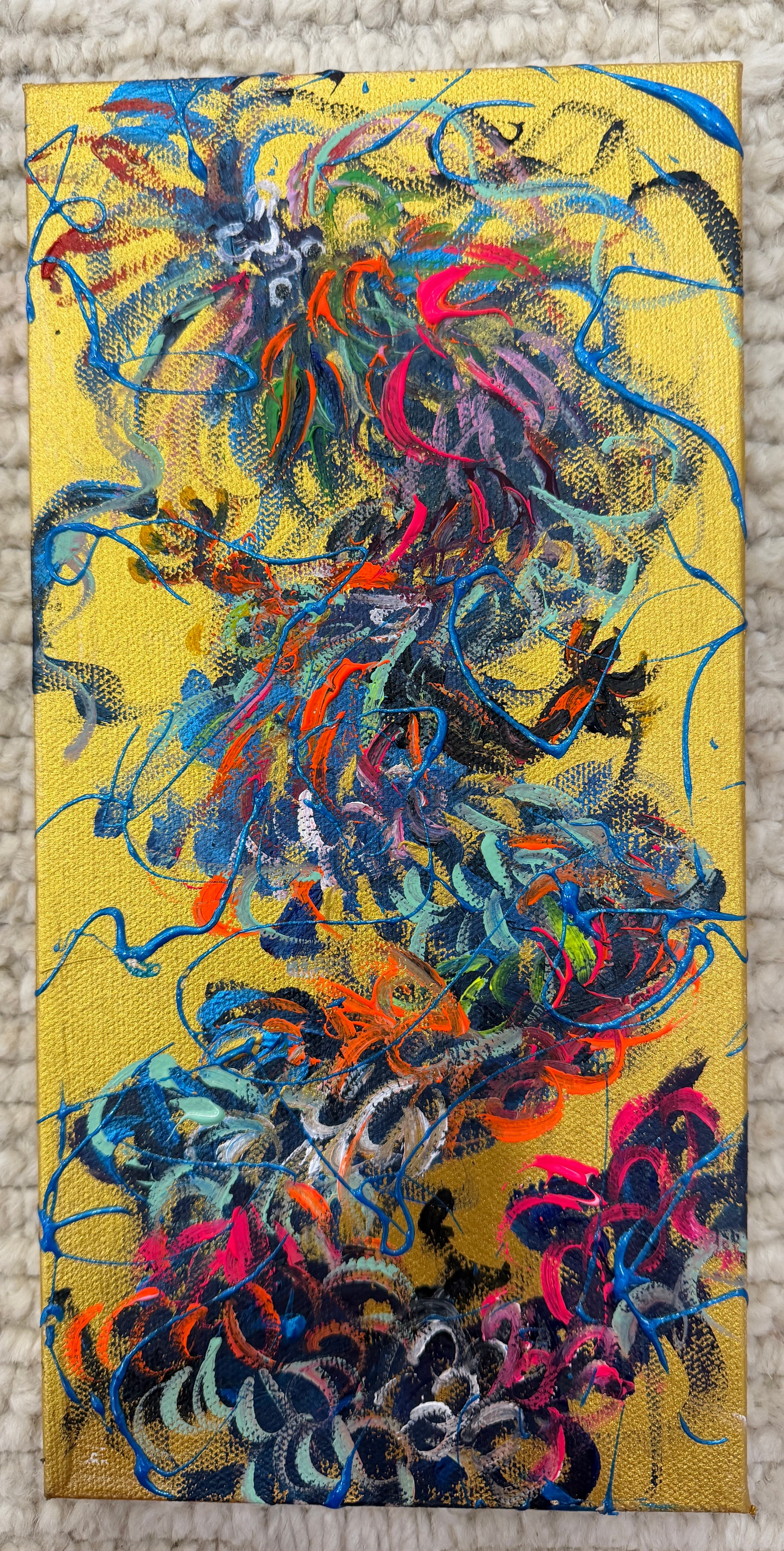 野口一夫 絵画 つかの間を憩う 第7回春日部市美術展覧会 当時物 希少品 