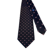 3 Fold Silk Tie Special Editions Love -Pink-