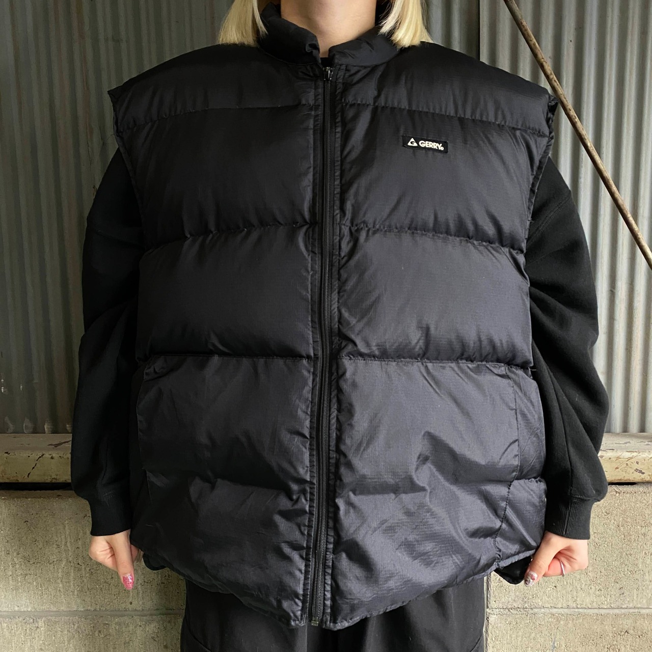 ビッグサイズ 90年代 GERRY ジェリー ダウンベスト メンズ2XL 古着 90s 