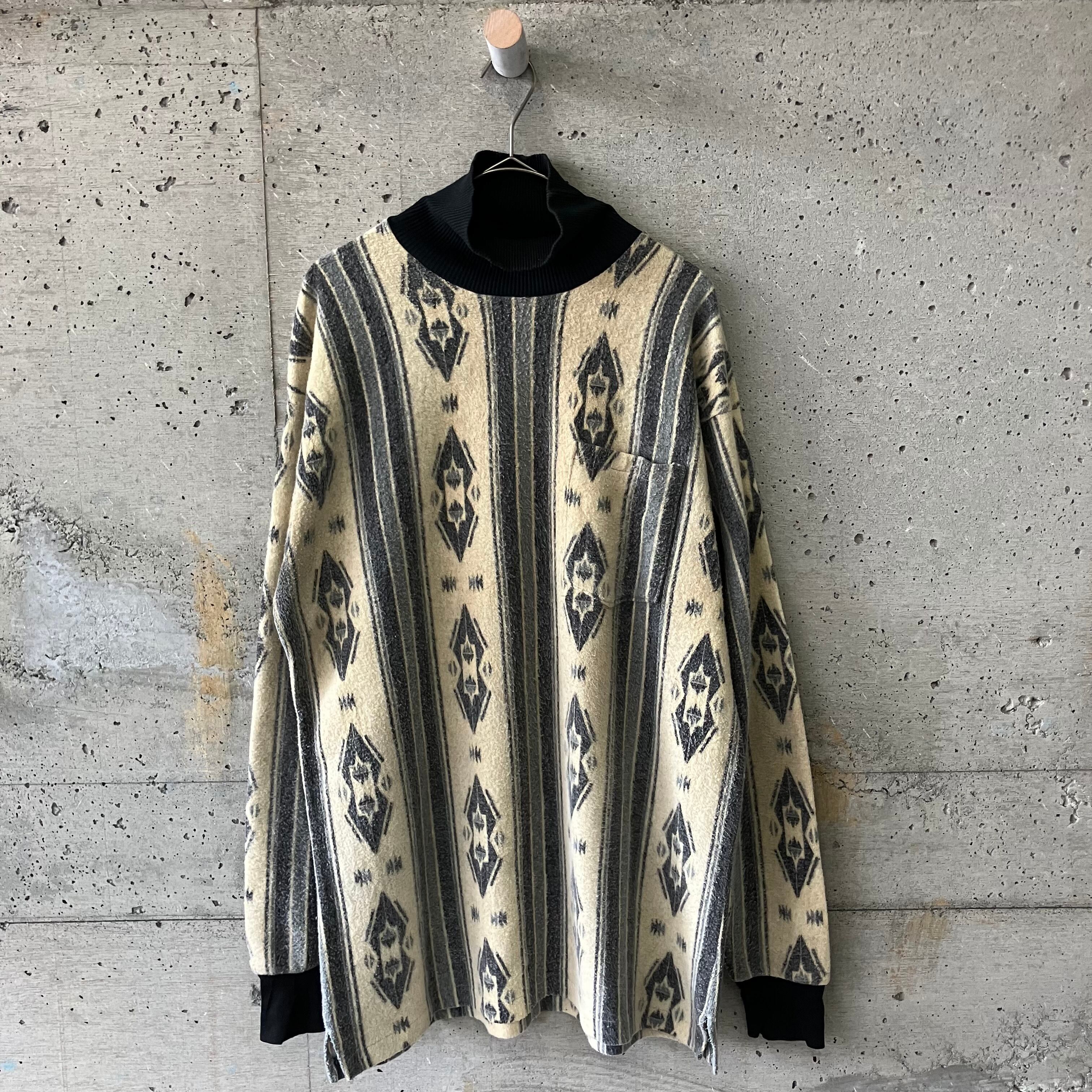 Ethnic print pullover tops