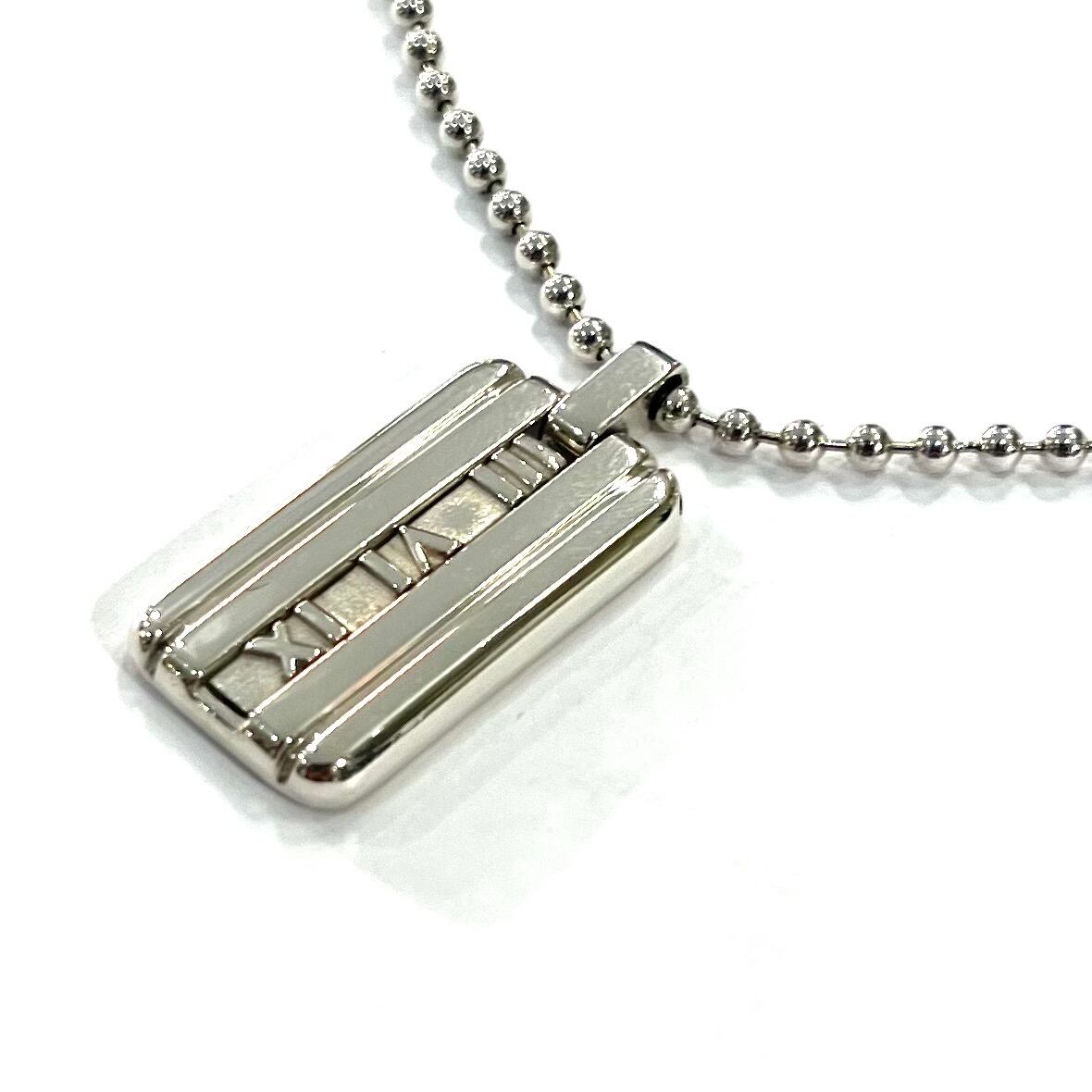 TIFFANY & Co.】T2796 ティファニー アトラス バー ネックレス SV925