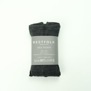 ｜RESTFOLK｜SILK タイツ フォールズ リブ