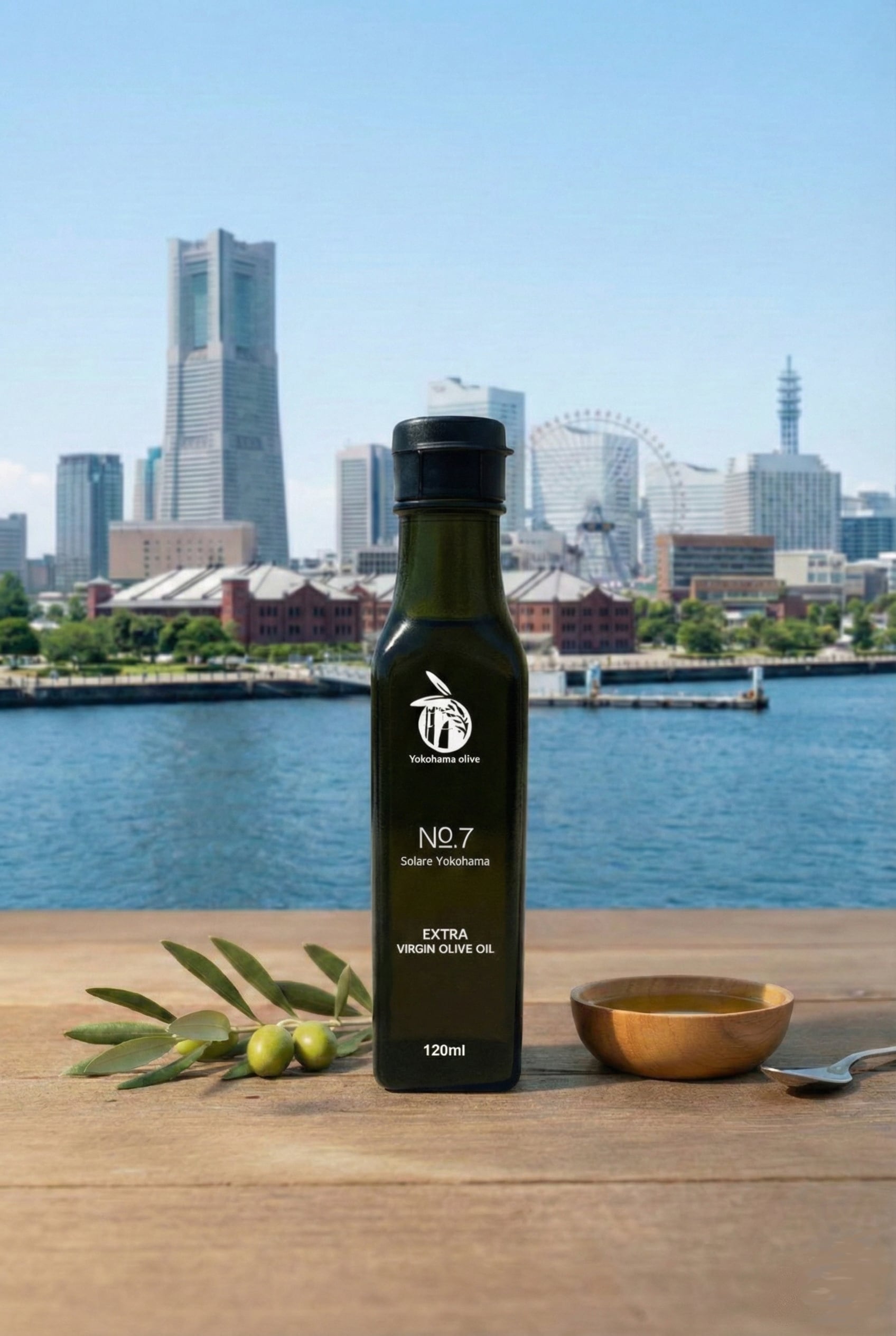 横浜オリーブ  No.7 Solare Yokohama エクストラバージンオリーブオイル 120ml