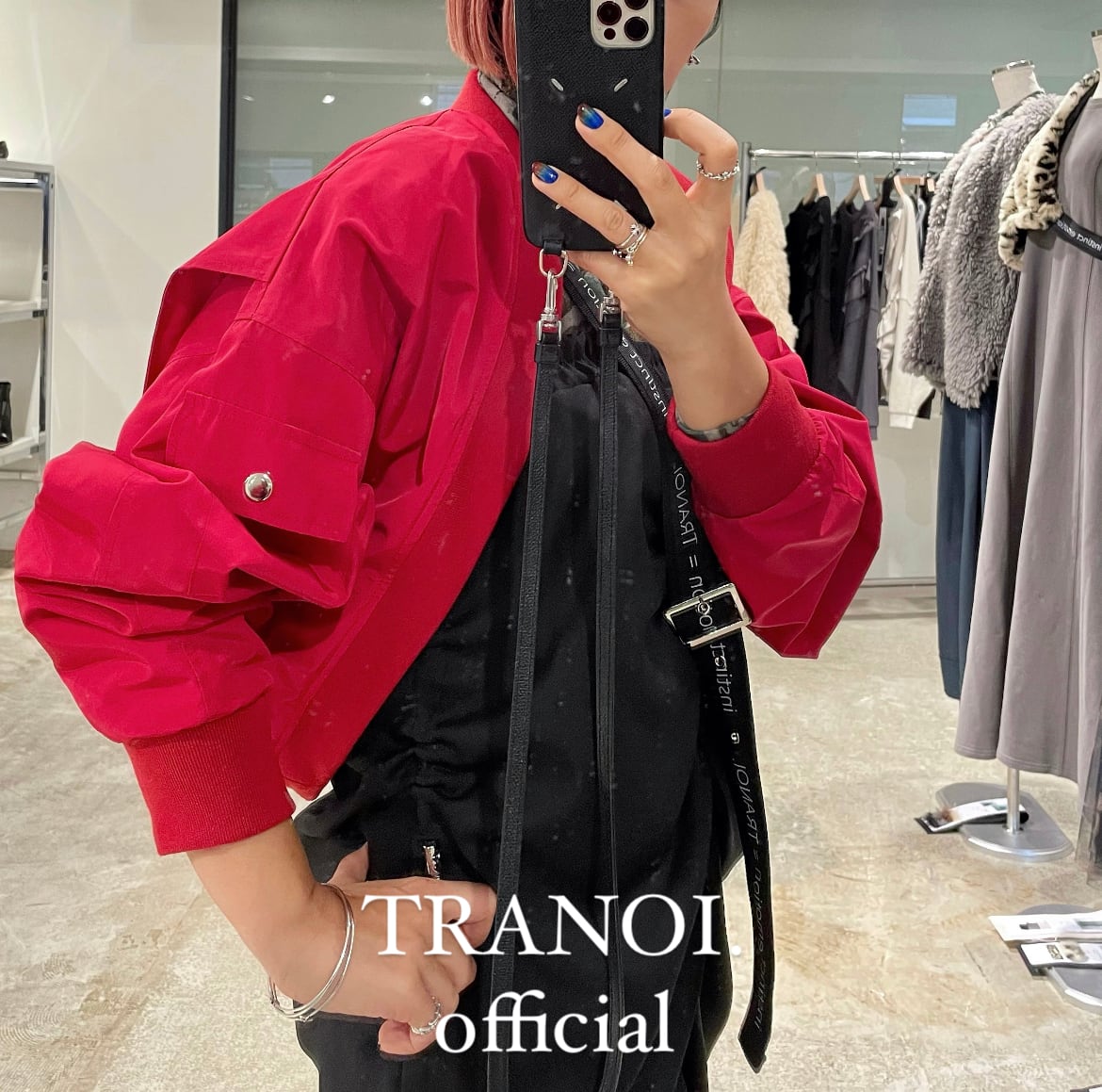 ⭐️タグ付き新品⭐️ TRANOI トラノイ UNKNOWN BOLERO RED-