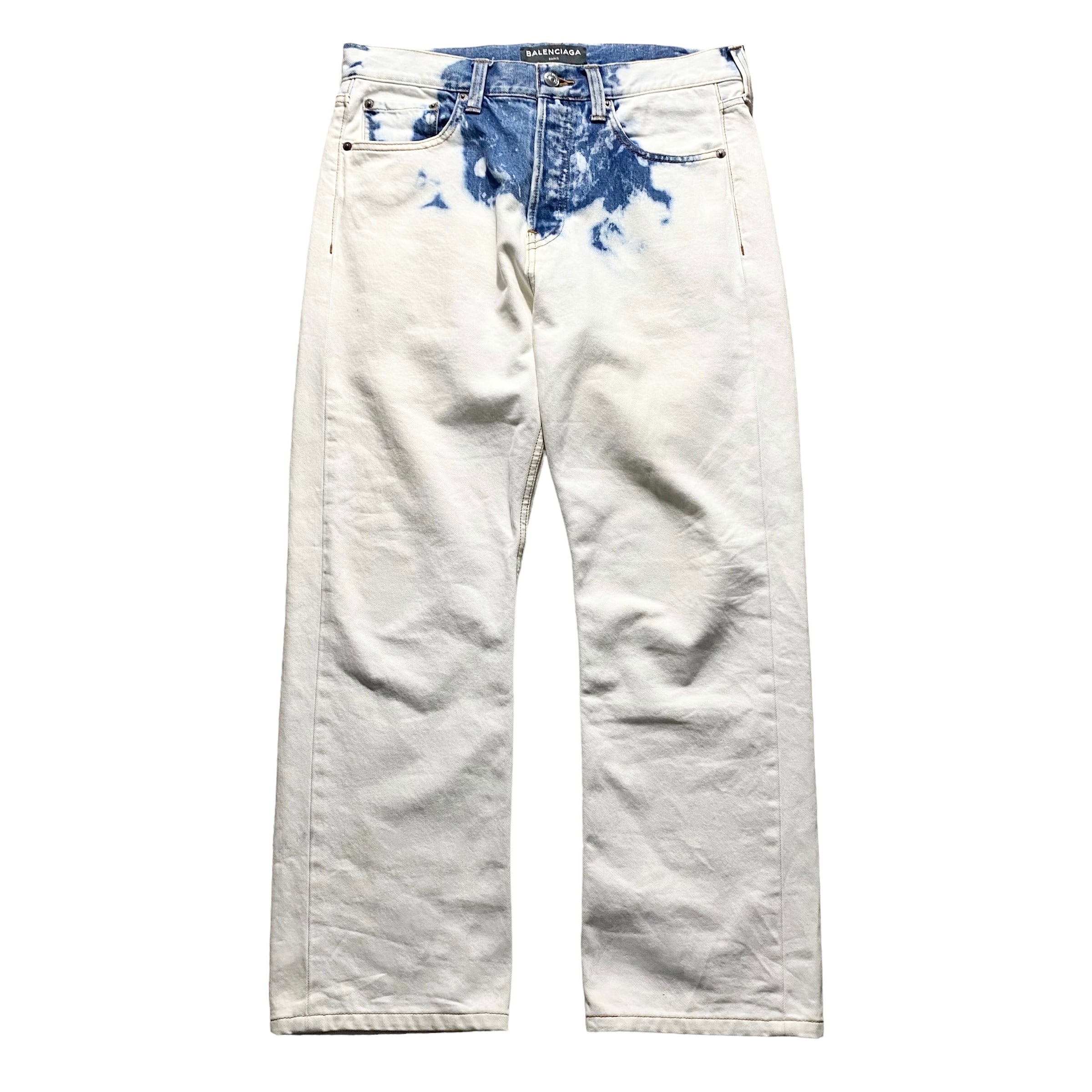 BALENCIAGA bleach denim pants | NOIR ONLINE