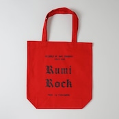 RumiRockトートバッグ　ブラック/レッド　[ G961 G1650]