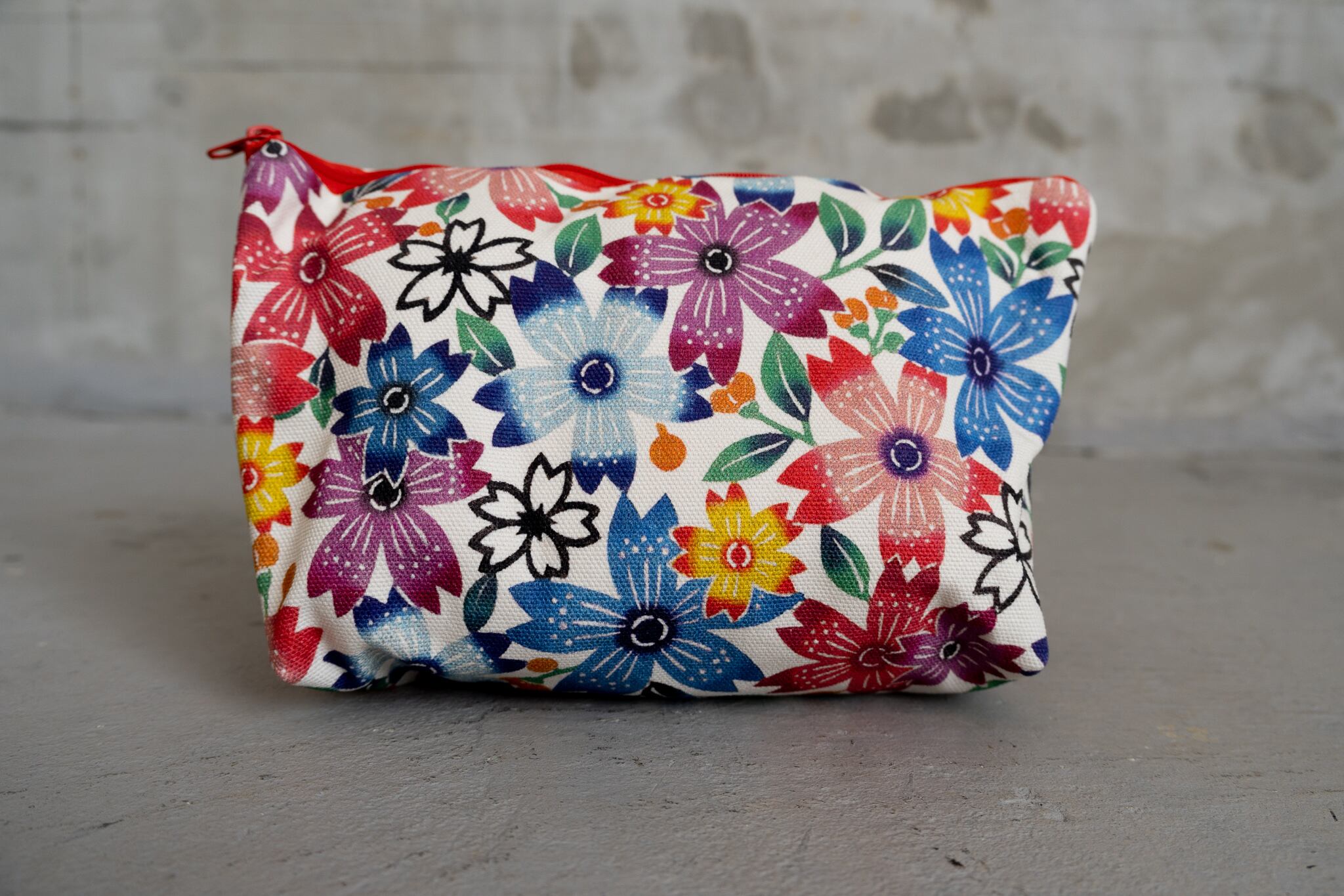 紅型マチ付ポーチ | BLANCJUJU